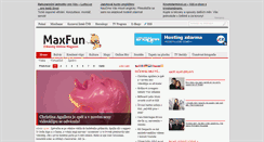 Desktop Screenshot of maxfun.cz