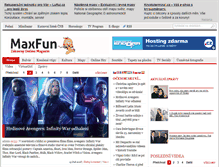 Tablet Screenshot of maxfun.cz